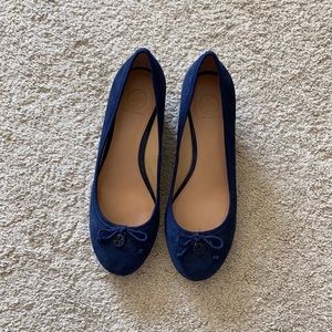Tory Burch suede wedge